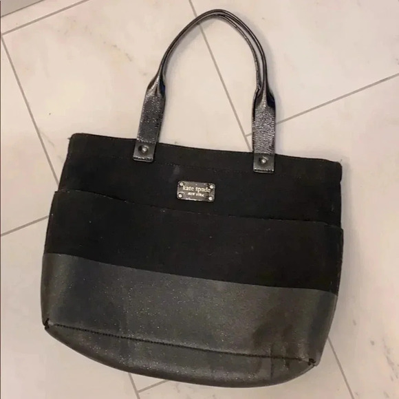 kate spade Handbags - Kate Spade Black Sparkly Tote Work Bag